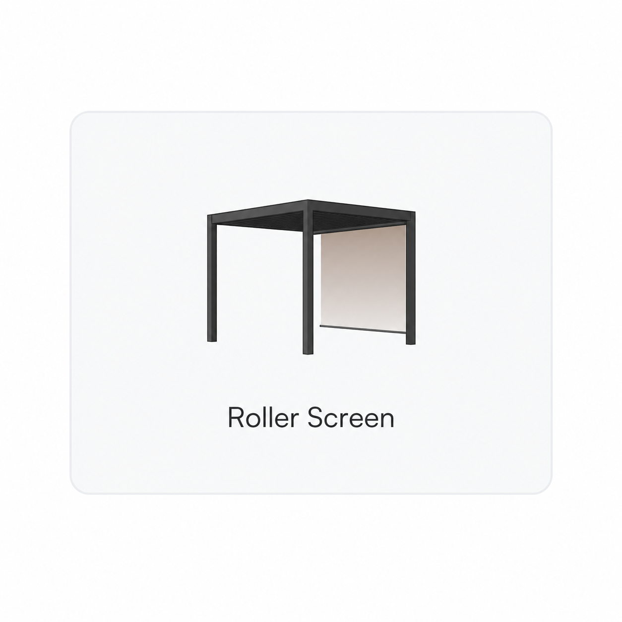 4-Sided Retractable Curtain — Per Side