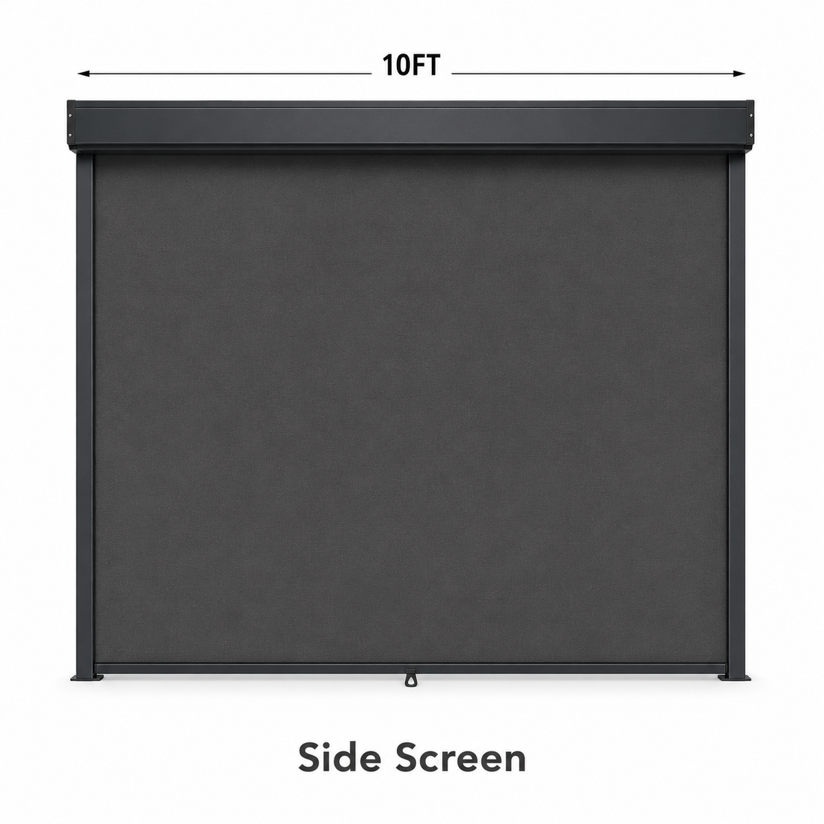 4-Sided Retractable Curtain — Per Side