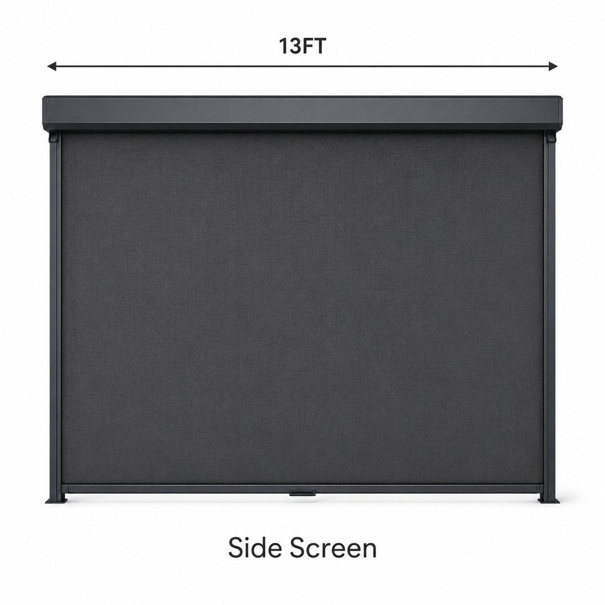 4-Sided Retractable Curtain — Per Side