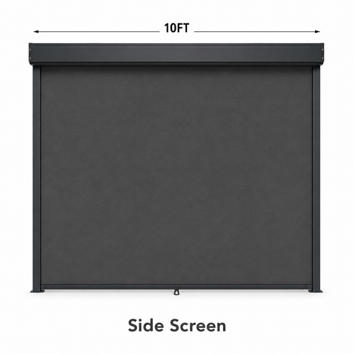 4-Sided Retractable Curtain — Per Side