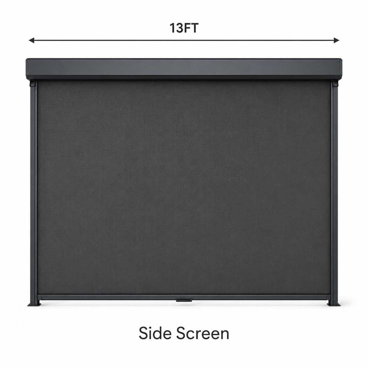 4-Sided Retractable Curtain — Per Side