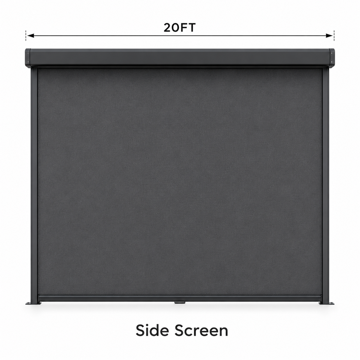4-Sided Retractable Curtain — Per Side